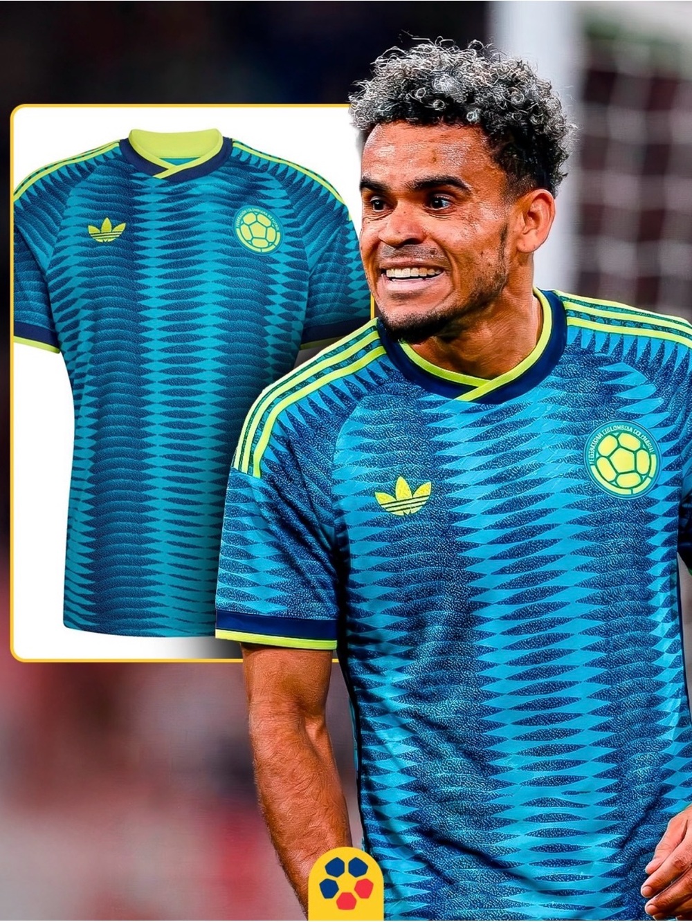 COLOMBIA SOCCER JERSEY BLUE 2026 - Picture 2 of 10